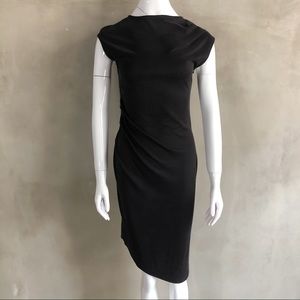 Topshop | High Neck Asymmetrical Dress